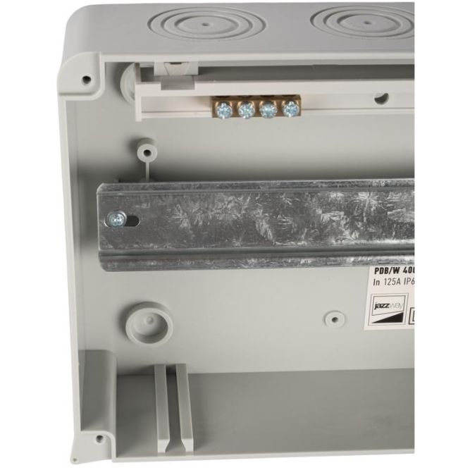 Бокс модульный накладной PDB/W 4008 GR (ЩРН-ПГ- 8) IP65 пластик. Pro JazzWay 5072060