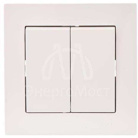 Механизм выключателя 2-кл. СП VESNA кремов. LEZARD 742-0388-101