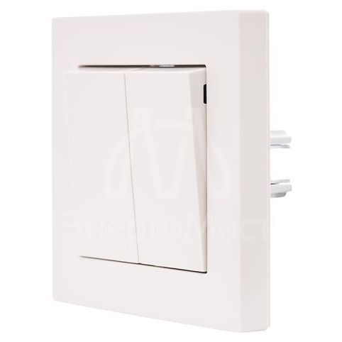 Механизм выключателя 2-кл. СП VESNA кремов. LEZARD 742-0388-101