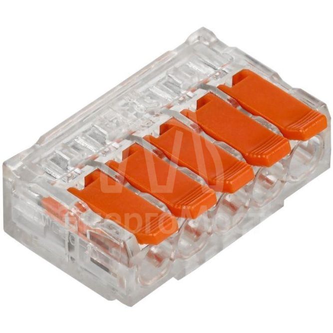 Клемма строительно-монтажная СМК 221-615 (уп.4шт) IEK UKZ40-615-004