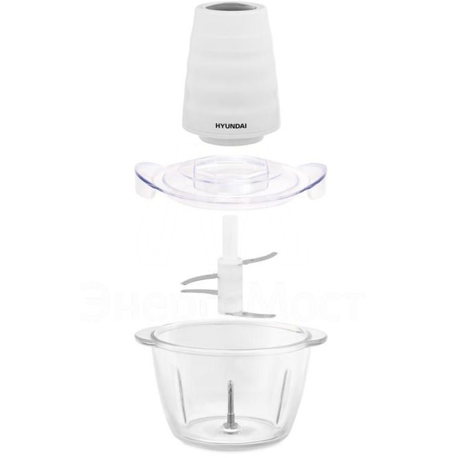 Измельчитель электрический HYC-G2110 1л. 200Вт бел. HYUNDAI 1195142