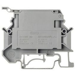 Клемма для предохранителя винтовой зажим 2 точки подключения 4кв.мм сер. DKC TUR-4-HESI