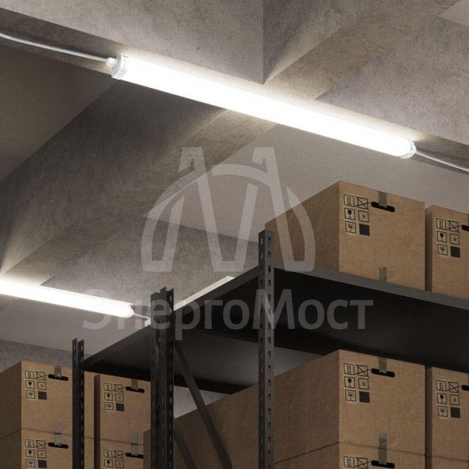 Светильник светодиодный UNIVERSAL 36Вт 6500К IP65 3630лм 1170х60х55 линейный с возможностью соединения в линию матов. GAUSS 843425336