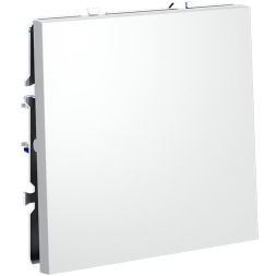 Переключатель проходной 1-кл. СП S70 10А механизм бел. матов. Voltum VLS010302