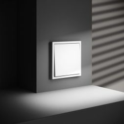 Переключатель проходной 1-кл. СП S70 10А механизм бел. матов. Voltum VLS010302