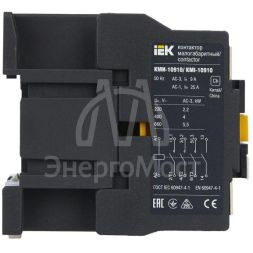 Контактор КМИ-10910 9А 230В/АС3 1НО IEK KKM11-009-230-10