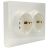 Розетка 2-м СП Pixel 16А IP20 с заземл. защ. шторки в сборе беж. TOKOV ELECTRIC TKE-PX-R2FZSF-C02