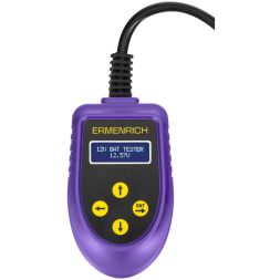 Тестер аккумуляторный Zing AL30 фиолет. Ermenrich 85690