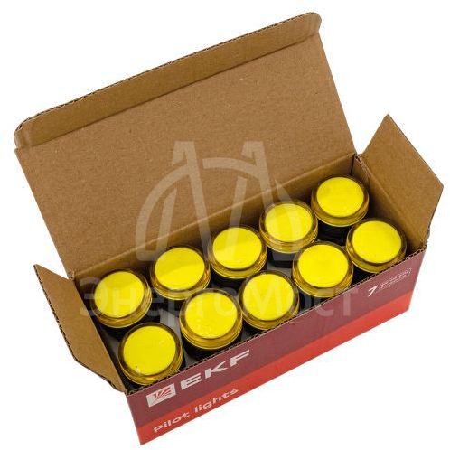 Матрица светодиодная AD16-22HS желт. EKF ledm-ad16-o