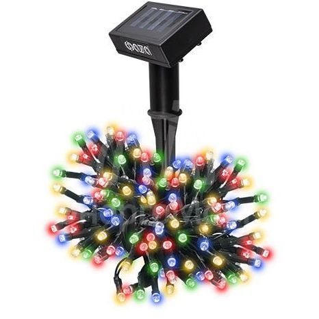 Светильник светодиодный SLR-G01-100M садовый на солнечной батареи с колышком гирлянда мультицв. 100LED ФАZА 5033405