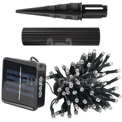 Светильник светодиодный SLR-G01-100M садовый на солнечной батареи с колышком гирлянда мультицв. 100LED ФАZА 5033405