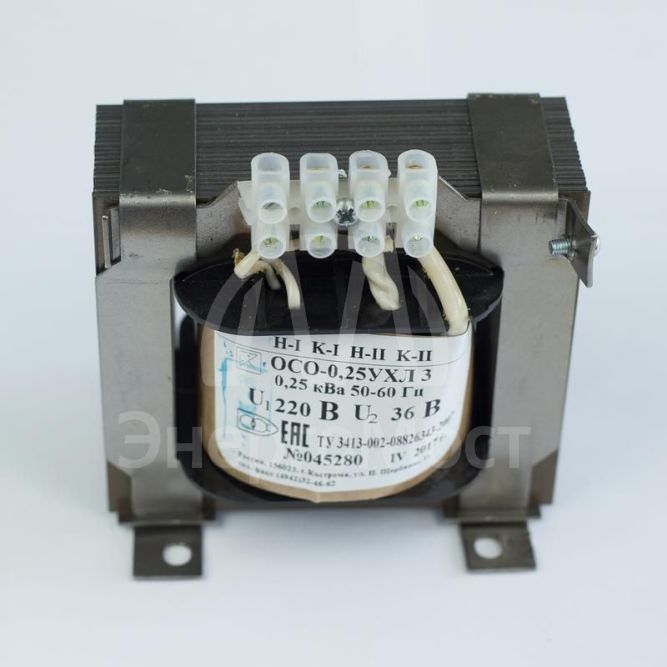 Трансформатор ОСО-0.25-09 220/12В УХЛ3 Кострома ОС0000002214