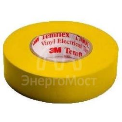 Изолента ПВХ 15мм Temflex 1300 желт. (рул.10м) 3М 7100081320
