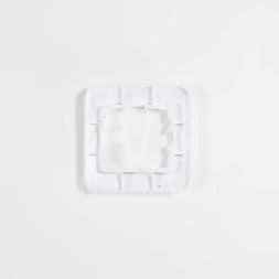 Рамка 1-м KARINA LIFE горизонт. жемчуж./бел. перламутр. LEZARD 708-3000-146