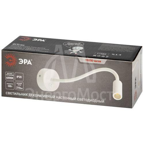 Светильник WL 33 WH 3Вт IP20 настенный бел. ЭРА Б0056392