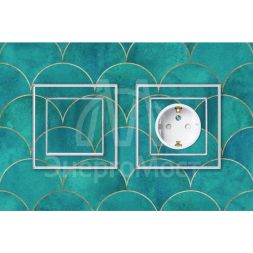 Механизм розетки 1-м СП AtlasDesign Art 16А IP20 с заземл. защ. шторки бел. SchE ATN200145