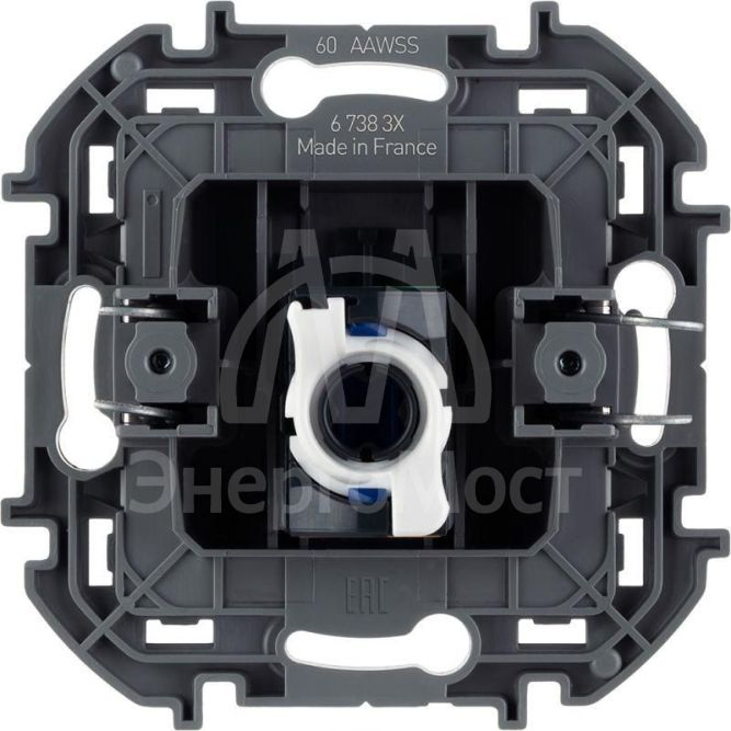 Розетка информационная RJ45 Inspiria CAT.6 UTP алюм. Leg 673832