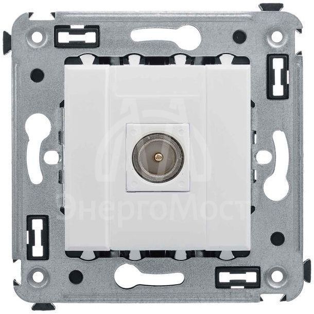 Розетка телевизионная одиночная TV СП Avanti &amp;quot;Белое облако&amp;quot; DKC 4400503