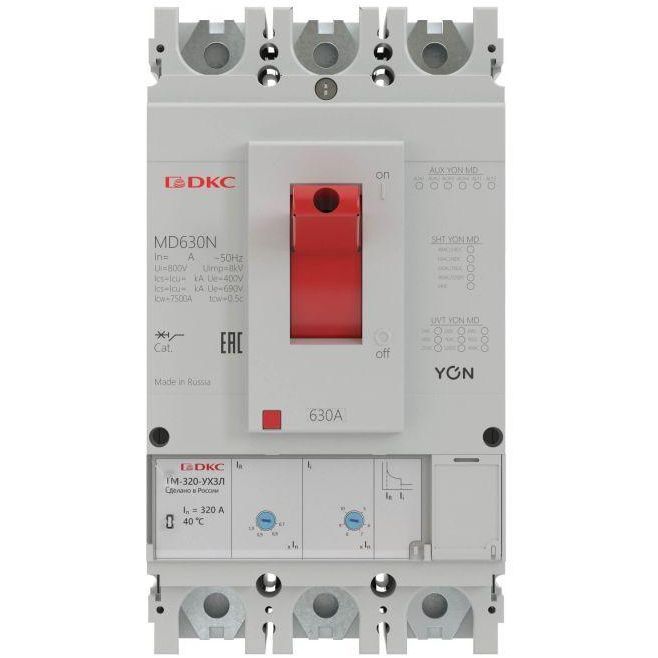 Выключатель автоматический в литом корпусе YON MD630N-MR2 DKC MD630N-MR2