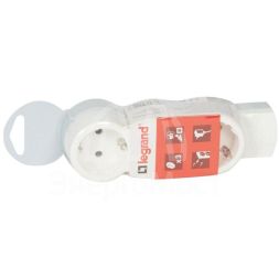 Колодка удлинителя 3х2К+З с заземл. 16А IP20 без шнура &#039;&#039;Стандарт&#039;&#039; Leg 695004