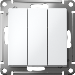 Выключатель 3-кл. AtlasDesign сх.1+1+1 10АХ механизм лотос SE ATN001331