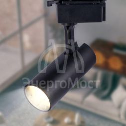 Светильник трековый TR5-10 10Вт COB 4000К 700лм 1ф BK черн. Эра Б0049051