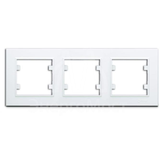 Рамка 3-м Karea горизонт. бел. Makel 56001703