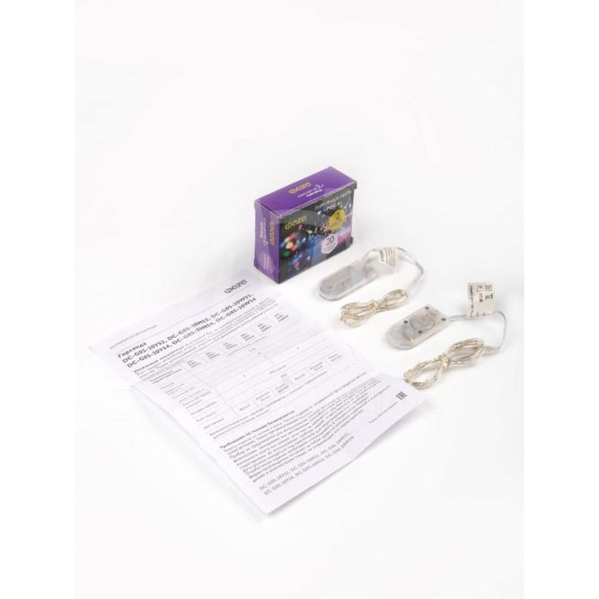 Гирлянда DC-G05-20MS2 20LED RGB 2xCR2032и(в компл.) (уп.2шт) ФАZА 5047990