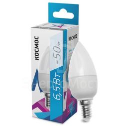 Лампа светодиодная CN 6.5Вт 220В E14 4500К Космос LkecLED6.5wCNE1445