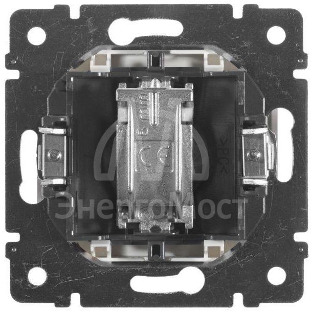 Розетка телевизионная проходная TV СП Valena 14дБ 2400МГц механизм алюм. Leg 770131