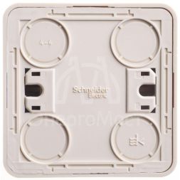 Выключатель 1-кл. ОП Этюд 10А IP20 крем. SchE BA10-001K