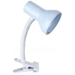 Светильник KD-320 настол. прищепка 230В 60Вт ЛОН E27 бел. Camelion 10994