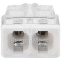 Экспресс-клемма строительно-монтажная СМК 2273-202 2-проводная 0.5-2.5кв.мм (блист.20шт) Rexant 07-3211-20