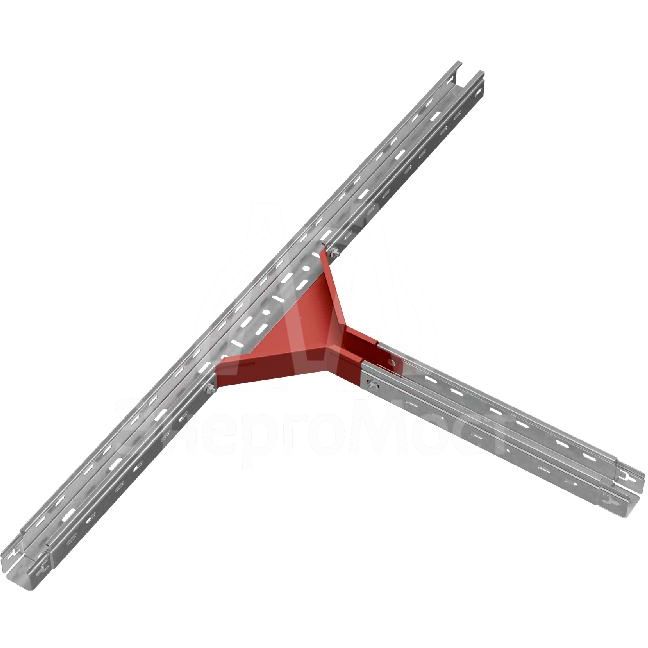 Ответвитель для лотка Т-образ. 50х50 сталь 0.8мм &amp;quot;ПЛЮС&amp;quot; TUplus50-50 КМ PL0579