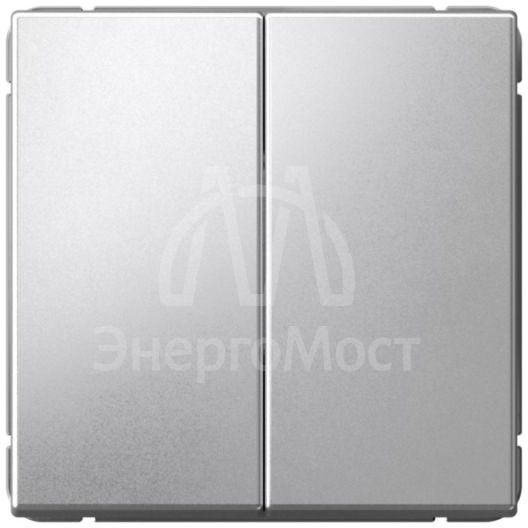 Переключатель 2-кл. ArtGallery (сх. 6/2) 10AX механизм алюм. SE GAL000365