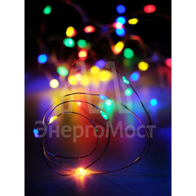 Гирлянда &amp;quot;Пробки&amp;quot; DC-G04-20MS2 20 RGB LED 3х(LR44/LR1154/AG13/G13) в компл. (уп.2шт) ФАZА 5059689
