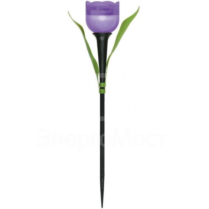 Светильник садовый USL-C-453/PT305 &amp;quot;Лиловый тюльпан&amp;quot; PURPLE TULIP IP44 солнечная батарея Uniel UL-00004278