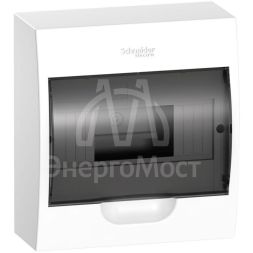 Бокс ОП EASY9 навесн. с прозр. дверью 1ряд 8мод. SchE EZ9E108S2SRU