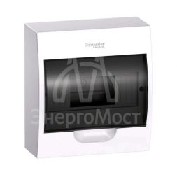 Бокс ОП EASY9 навесн. с прозр. дверью 1ряд 8мод. SchE EZ9E108S2SRU