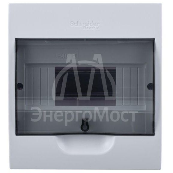 Бокс ОП EASY9 навесн. с прозр. дверью 1ряд 8мод. SchE EZ9E108S2SRU