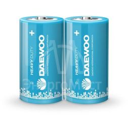 Элемент питания солевой D/R20 1.5В Heavy Duty 2021 2S (уп.2шт) DAEWOO 5029453
