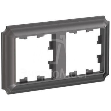 Рамка 2-пост. AtlasDesign Antique универс. мокко SE ATN100602