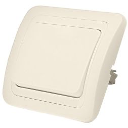 Выключатель 1-кл. СП Валери 10А IP20 сл. кость UNIVersal Б-В0021