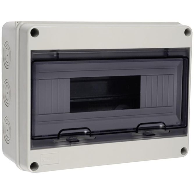 Бокс модульный накладной PDB/W 4012 GR (ЩРН-ПГ-12) IP65 пластик. Pro JazzWay 5072084