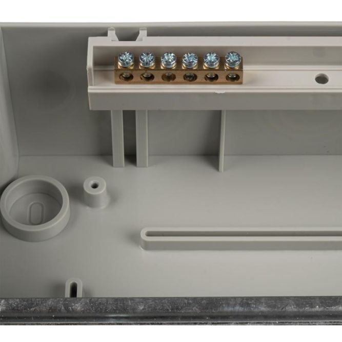 Бокс модульный накладной PDB/W 4012 GR (ЩРН-ПГ-12) IP65 пластик. Pro JazzWay 5072084