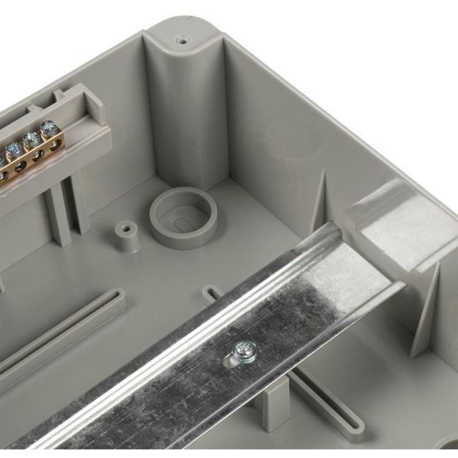 Бокс модульный накладной PDB/W 4012 GR (ЩРН-ПГ-12) IP65 пластик. Pro JazzWay 5072084