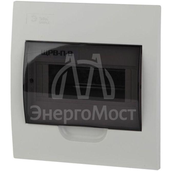 Бокс ЩРВ-П-8 мод. встраив. пластик IP41 SIMPLE NO-box_simple-plastic_8_flush ЭРА Б0041511