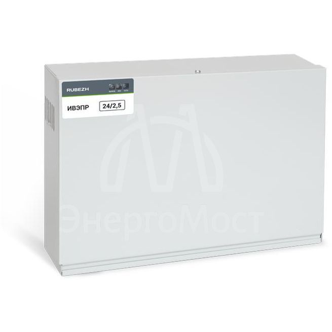 Источник вторичного электропитания резервированный ИВЭПР 24/2.5 2х17-Р БР Рубеж Rbz-052555