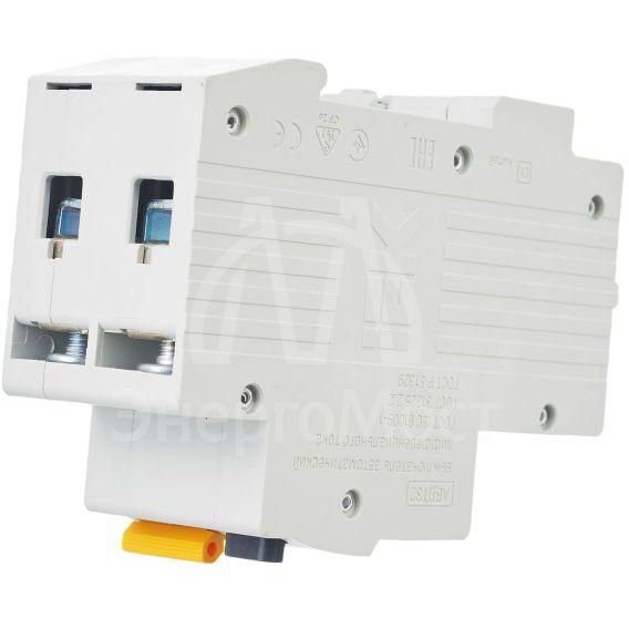 Выключатель автоматический дифференциального тока 2п (1P+N) C 50А 100мА тип A 6кА АВДТ-32 IEK MAD22-5-050-C-100