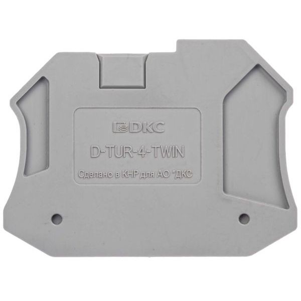 Изолятор торцевой для клемм TUR-2.5-TWIN (уп.100шт) DKC D-TUR-2.5-TWIN